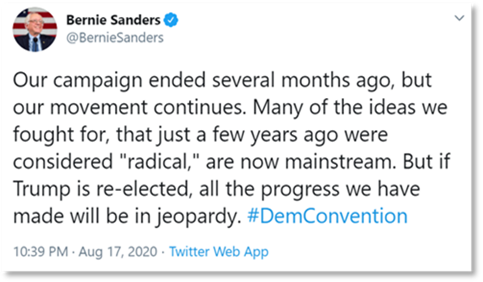 bernie sanders tweet